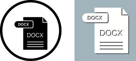 docx icona design vettore
