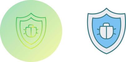 antivirus icona design vettore