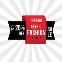 moda vendita sconto speciale offrire bandiera prezzo sconto offrire etichetta vettore