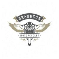 sport motociclo logo modello design elemento Vintage ▾ stile vettore