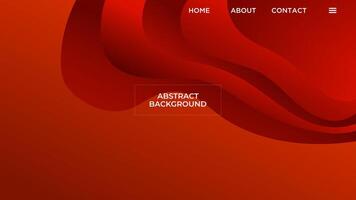 astratto rosso pendenza sfondo liscio liquido colorato sfocato design con forme. modello bene per moderno sito web, sfondo, copertina design vettore