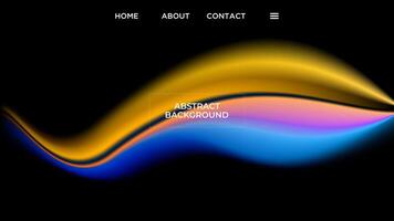 astratto buio sfondo elegante pendenza maglia liscio arcobaleno colorato design modello bene per moderno sito web, sfondo, copertina design vettore