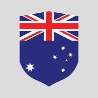 Australia bandiera nel scudo forma telaio vettore