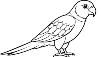 boukers pappagallo sbalorditivo illustrazione per il tuo disegni vettore