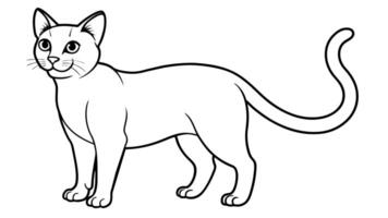 miagolio degno di nota gatto illustrazione Perfetto grafica per il tuo disegni vettore