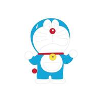 Doraemon cartone animato commedia personaggio giapponese anime vettore