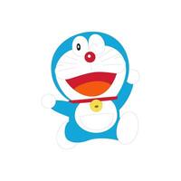 Doraemon cartone animato fantasia personaggio giapponese anime vettore