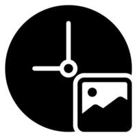 icona del glifo con immagine vettore