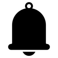 icona del glifo con campana vettore