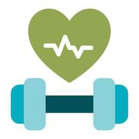 fitness icona per ragnatela, app, infografica, eccetera vettore