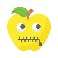 pixel Perfetto segreto emoji icona disegno, pronto per uso vettore