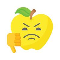 dai un'occhiata Questo sorprendente icona di antipatia emoji, unico e creativo vettore