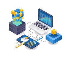 gestione attività commerciale blockchain tecnologia analisi dati vettore