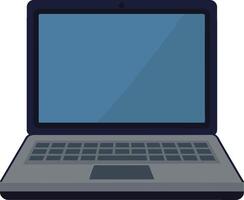 illustrazione di un' il computer portatile computer su un' bianca sfondo illustrazione vettore