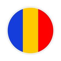 Romania nazionale bandiera progettato per Europa calcio campionato nel 2024 vettore