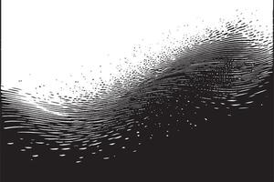 nero raster e distorto struttura su puro bianca sfondo illustrazione Immagine sfondo struttura vettore