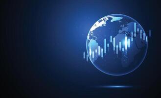 globale Rete connessione. mondo carta geografica punto e linea composizione concetto di globale attività commerciale vettore