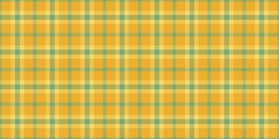 vuoto tessuto dai un'occhiata sfondo, Prodotto struttura tessile . pittura modello senza soluzione di continuità plaid tartan nel ambra e giallo colori. vettore