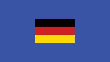 Germania bandiera europeo nazioni 2024 squadre paesi europeo Germania calcio simbolo logo design illustrazione vettore