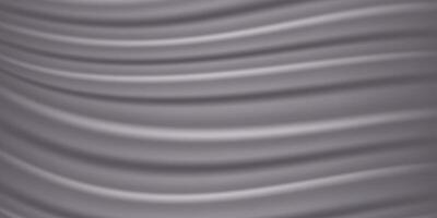 grigio sfondo di seta tessuto con drappeggio. tessuto con un' seta struttura. 3d illustrazione vettore