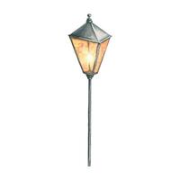 acquerello illustrazione di un' strada lampada. un' ardente lanterna su un' palo, semplice, Nero, isolato. per decorazione, disegno, cartoline, stampe, sfondo vettore