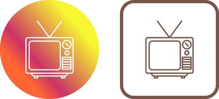 televisione trasmissione icona design vettore