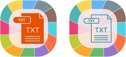 testo icona design vettore