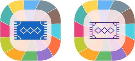 tappeto icona design vettore