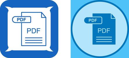 PDF icona design vettore