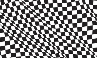 scacchi bandiera onda volante su bianca vuoto spazio design sport gara campionato attività commerciale successo sfondo vettore