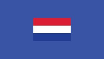 Olanda bandiera europeo nazioni 2024 squadre paesi europeo Germania calcio simbolo logo design illustrazione vettore