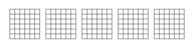 griglia modello piazza Linee per taccuino o grafico. piatto illustrazione isolato su bianca sfondo. vettore