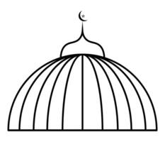 Masjid design illustrazione vettore