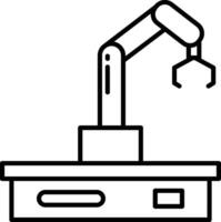 produzione robot schema illustrazione vettore