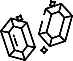 cristallo schema illustrazione vettore