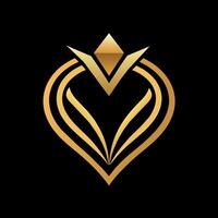 oro gioiellieri negozio logo arte illustrazione con un' Perfetto elegante moderno forma vettore