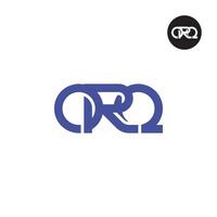 lettera orq monogramma logo design vettore