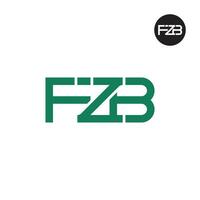 fzb logo lettera monogramma design vettore