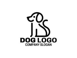 modello di progettazione di logo di cane vettore