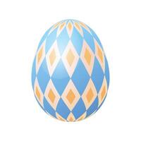 realistico Pasqua uovo illustrazione design su bianca vettore