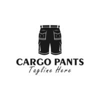 carico pantaloncini illustrazione logo vettore