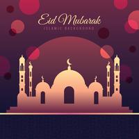 eid mubarak vettoriale