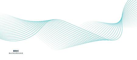 astratto moderno sfondo con blu ondulato Linee e particelle. tecnologia sfondo. vettore