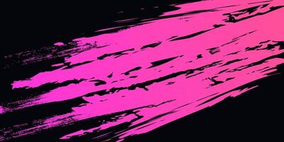 nero e rosa pendenza spazzola struttura sfondo. vivace sport sfondo con grunge stile vettore