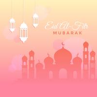 eid mubarak vettoriale