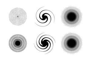 astratto scintillare forma simbolo cartello pittogramma simbolo visivo illustrazione impostato vettore