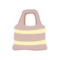 riutilizzabile eco amichevole shopping Borsa cartone animato illustrazione vettore