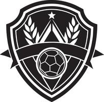 gli sport logo. nero e bianca illustrazione. vettore