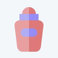 icona deodorante. relazionato per igiene simbolo. piatto stile. semplice design illustrazione vettore