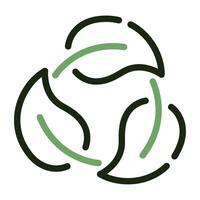 biodegradabile icona per ragnatela, app, infografica, eccetera vettore